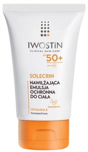 IWOSTIN SOLECRIN emulsja ochronna do opalania nawilżająca SPF50+ 100 ml