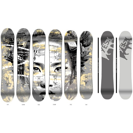 Deska snowboardowa YES x LOBSTER Basic UnInc. RDM 2025 159W