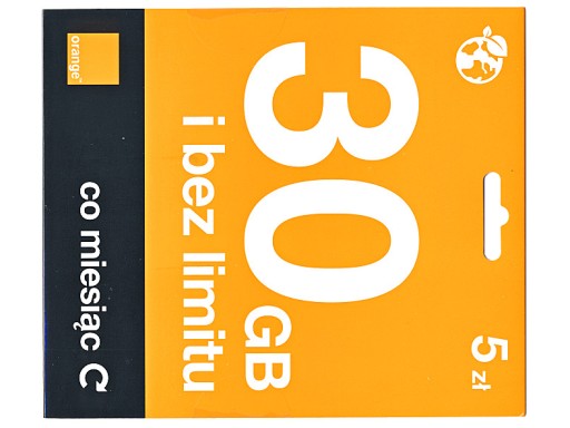 Starter ORANGE bez limitu 6 GB