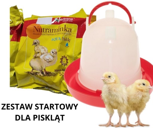ZESTAW STARTOWY DLA PISKLĄT WITAMINY I POIDŁO