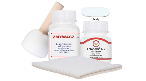 RENOSKÓR ZESTAW DO RENOWACJI SKÓRY BUTÓW BIAŁY