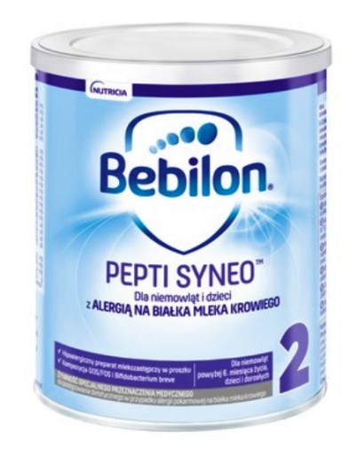 BEBILON PEPTI 2 SYNEO 400g preparat mlekozastępczy