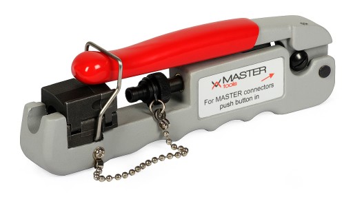 Zaciskarka złącz kompresyjnych F BNC IEC RCA Master na Triset RG-59 RG-6