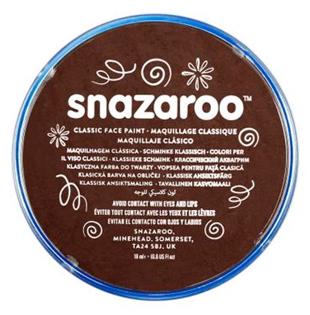 Farba do twarzy C. Brązowa 18ml SNAZAROO 1118999