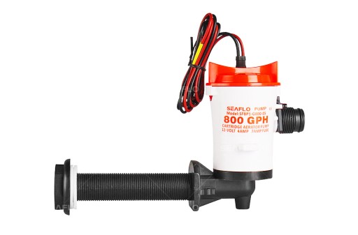 POMPA WODY ZABURTOWEJ 12 V SEAFLO 50 L/MIN