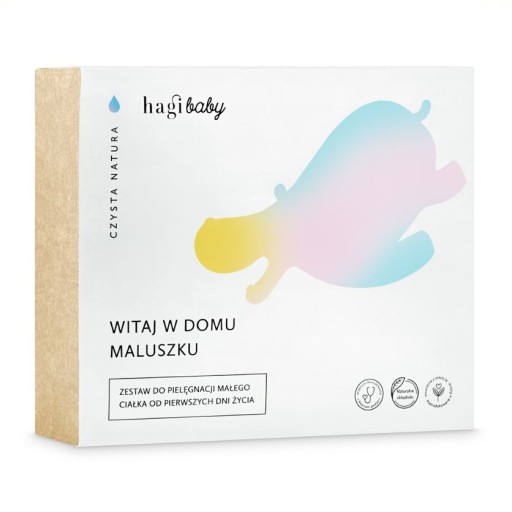 Hagi Baby Witaj w Domu Maluszku zestaw krem pod pieluszkę 50ml + oliwka P1