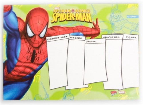 SPIDERMAN PLAN LEKCJI SAMOPRZYLEPNY B5