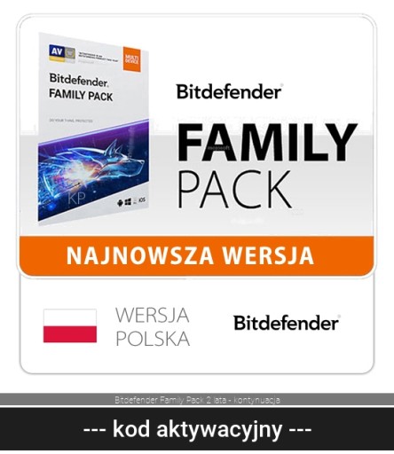 Bitdefender Family Pack 2 lata - kontynuacja