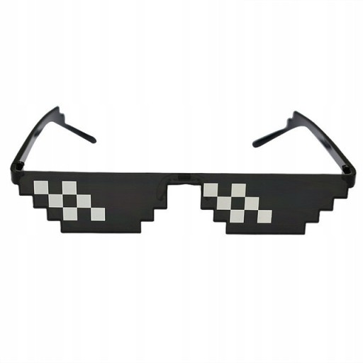 DJXFZLO 2020 Glasses 8 Bit MLG Pixelated