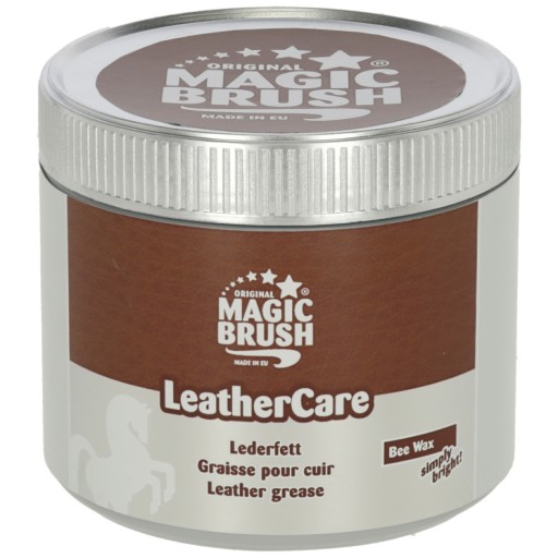 Smar do skór, siodła, butów LeatherCare MagicBrush 450ml