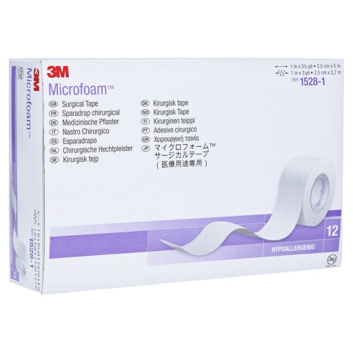 TAŚMA PIANKOWA 3M Microfoam 2,5cmx5m 12szt do rzęs
