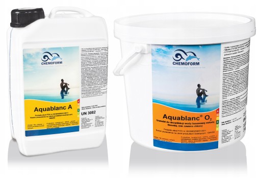 AKTYWNY TLEN AQUABLANC A+O2 2x3kg Chemia Basen Jacuzzi Bez Chloru Chemoform