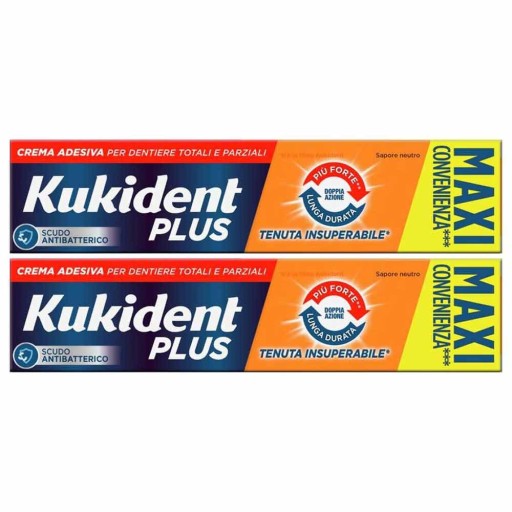 KREM KLEJ DO PROTEZ KUKIDENT PLUS DOUBLE ACTION MAXI