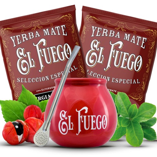 Zestaw Yerba Mate El Fuego NAJMOCNIEJSZA Energia