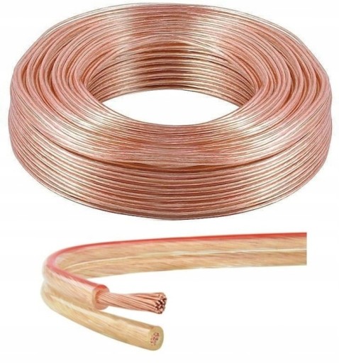 KABEL PRZEWÓD GŁOŚNIKOWY TLgYp 2x1,5 mm 5m