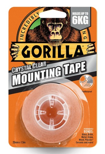 Gorilla bezbarwna dwustronna taśma montażowa- 6kg