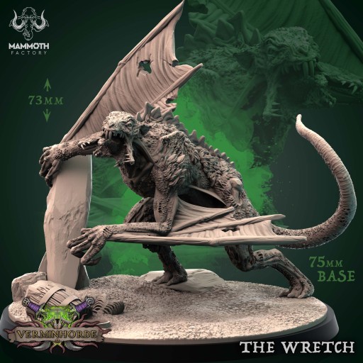 The Wretch - Skaven - Mammoth Factory - Druk 3D