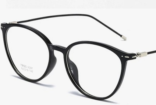 OKULARY MINUSY KOCIE KUJONKI OCZY KOREKCYJNE -3.5