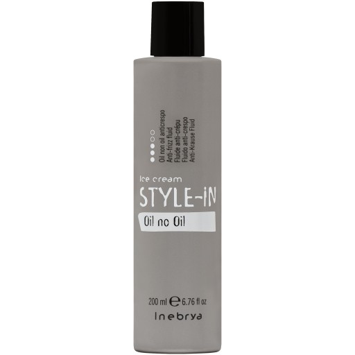 Inebrya Oil No Oil - Lekki fluid do stylizacji włosów kręconych 200ml