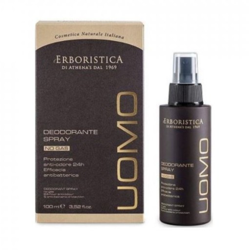 Antyperspirant spray Erboristica Natura 100 ml 24h UOMO