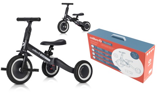 Jeździk rowerek biegowy trójkołowy TREMIX 4w1 BIKE