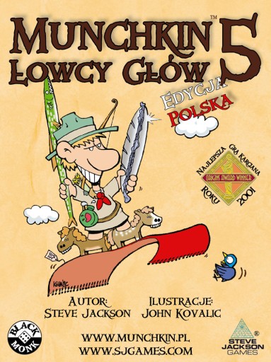 Dodatek MUNCHKIN 5 - ŁOWCY GŁÓW polskie wydanie