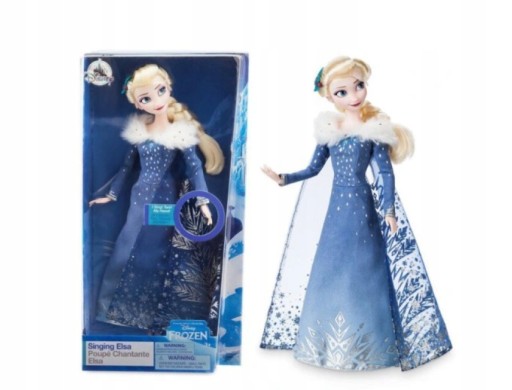 ŚPIEWAJĄCA LALKA ELSA KRAINA LODU FROZEN DISNEY