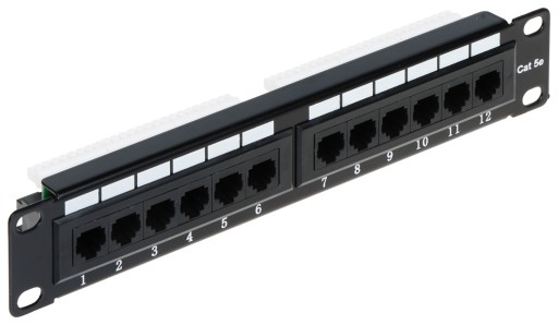 PATCHPANEL PP10-12/RJ RACK KAT.5