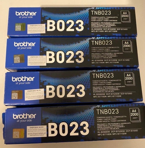 BROTHER TONER TN-B023 TNB023 BLACK ORYGINAŁ PUSTY 50-PACK