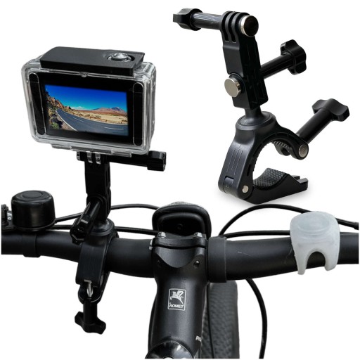 UCHWYT ROWEROWY OBROTOWY 360 do GOPRO kierownicę