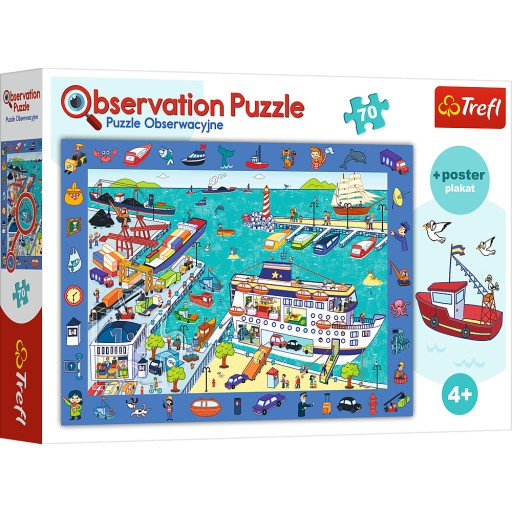Puzzle obserwacyjne Odwiedzamy port Trefl