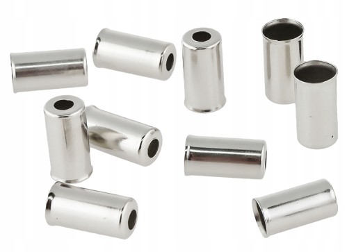 10x KOŃCÓWKA PANCERZA HAMULCA BARADINE ALUMINIOWA 5mm