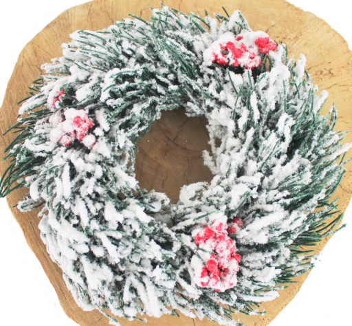 WIANEK ŚWIĄTECZNY OŚNIEŻONY 27 cm
