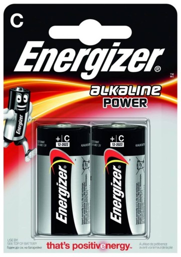 BATERIE ALKALICZNE ENERGIZER C R14 LR14 E93 2szt