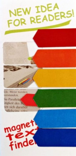 ZAKŁADKI MAGNETYCZNE DO KSIĄŻEK CLASSIC PLUS x 6