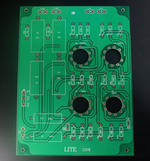 LITE LS18 PCB przedwzmacniacz lampowy pusta tablic