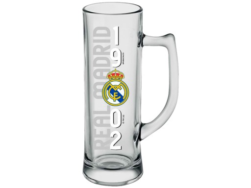 WYSOKI DUŻY KUFEL DO PIWA REAL MADRYT 400 ML