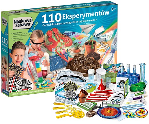 NAUKOWA ZABAWA 110 EKSPERYMENTÓW DOŚWIADCZENIA LAB