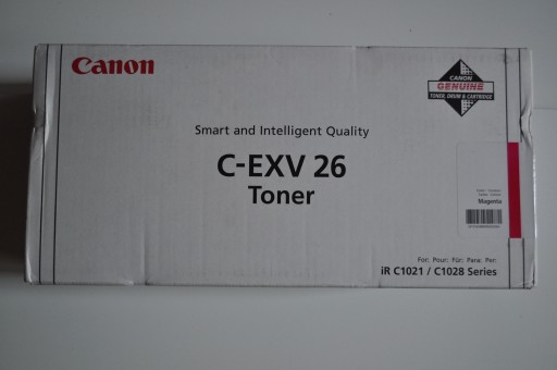 NOWY ORYGINALNY TONER CANON C-EXV26M