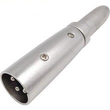 Redukcja gniazdo jack 6,3mm - WTYK XLR 3pin