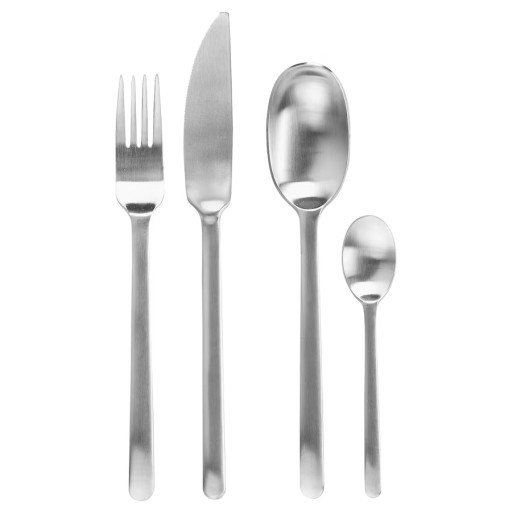Komplet sztućców Ikea data 24 el. stal nierdzewna 604.530.22