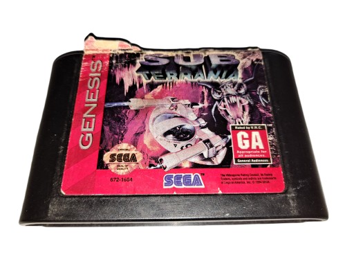 Sub Terrania / NTSC-U / Sega Genesis