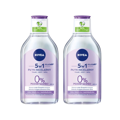 Płyn micelarny do twarzy NIVEA cera wrażliwa 800ml
