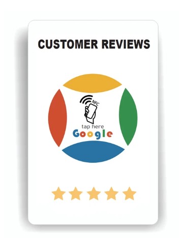 KARTA DO WYSTAWIANIA OPINII GOOGLE NFC