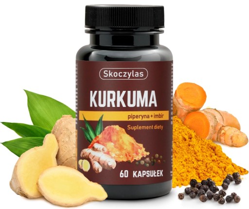 Kurkuma Piperyna Imbir 60 kaps Skoczylas ODPORNOŚĆ