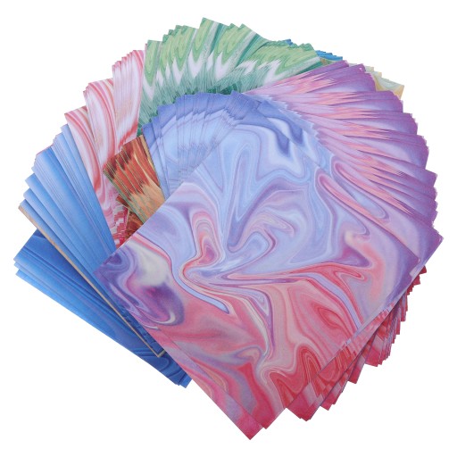 PAPIER ORIGAMI SKŁADANY WASHI DWUSTRONNY KOLOROWY