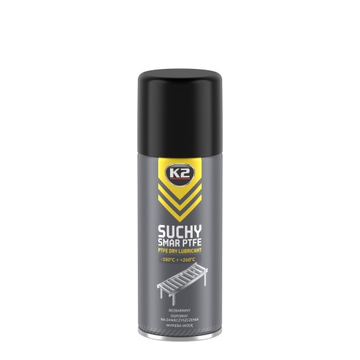 K2 SUCHY SMAR Z TEFLONEM PTFE SMARUJE CHRONI 400ML