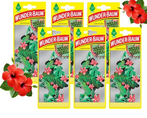 WUNDER BAUM ZAPACH CHOINKA ZAPACHOWA JUNGLE FEVER
