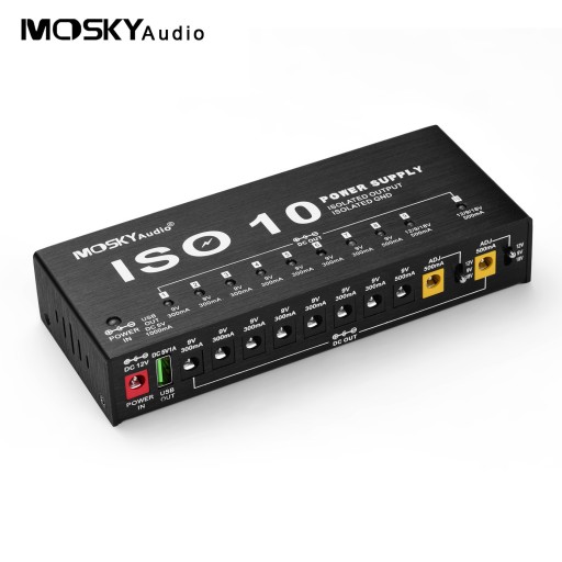 MOSKYAudio ISO-10 Portable Guitar Effect Power