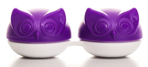 Pojemnik na soczewki Qcase 3D - Sowa